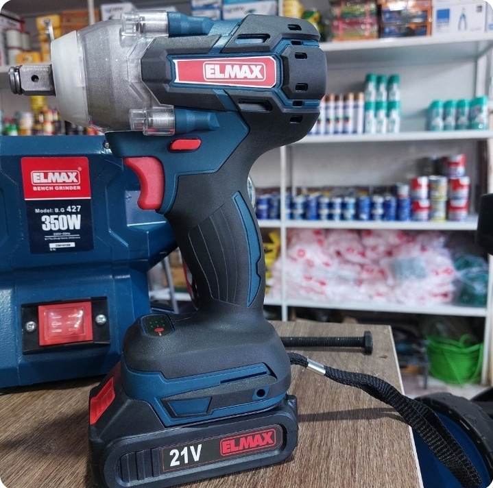 بکس شارژی 21 ولت براش لس دوباطری المکس مدل C.W3501