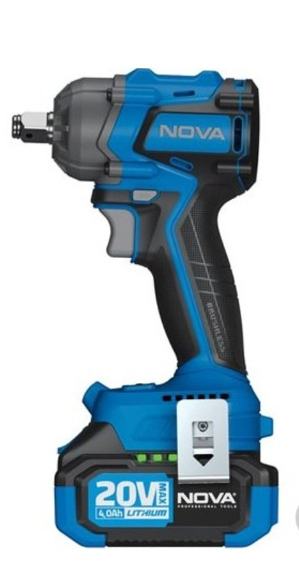 بکس شارژی 20 ولت براشلس 350 نیوتن نووا مدل 5531