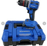 دریل شارژی ویوارکس چکشی دو باتری 20 ولت موتور براشلس VR2010-BLX