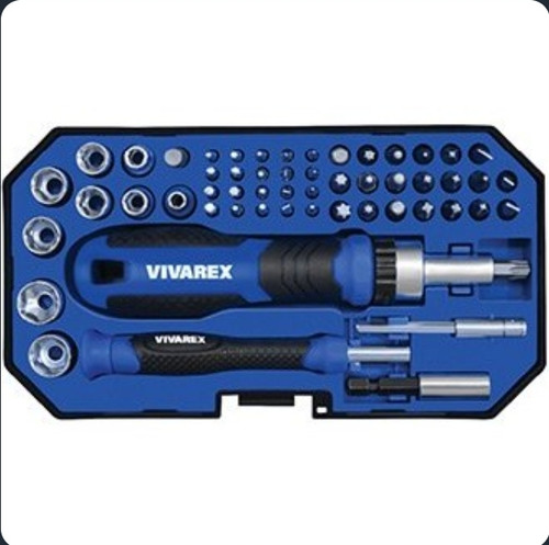 ست پیچ گوشتی و بیت ویوارکس مدل VR5565-SD ۵۵ عددی