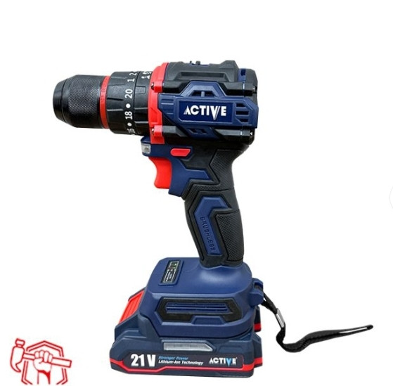 ست دو عددی فرز و دریل شارژی اکتیو 21 ولت مدل AC-7830CH
